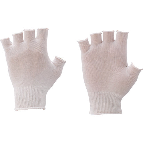 MAX Comfortable Inner Half Finger Gloves/M Size (10 pairs) MX387-M 1 bag