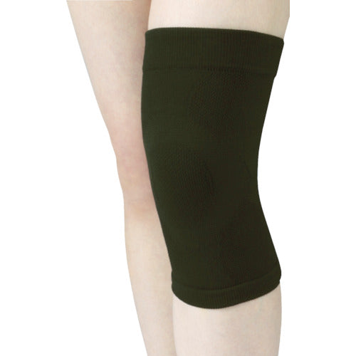 Fukutoku Comfortable Line Support Knee 1 piece Black L 1774-L 1 piece