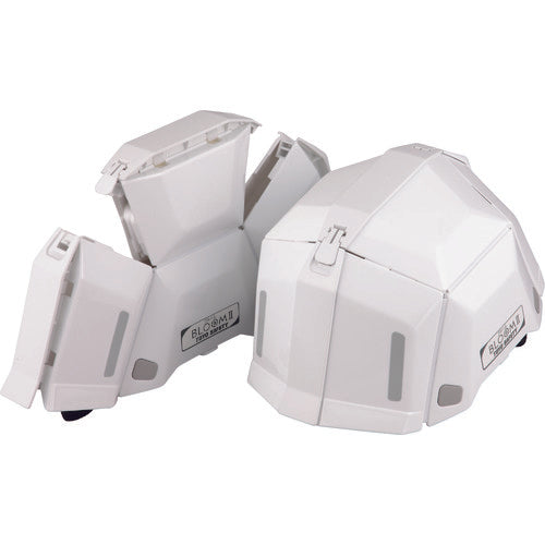 トーヨーセフティ 防災用 折りたたみヘルメット BLOOM2 ホワイト NO.101-WH 1 個