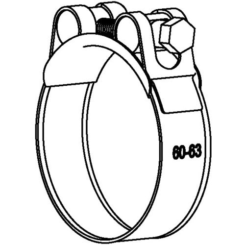 JUBILEE スーパークランプ 取付径 64−67mm (2個入) JSC067SS 1 箱