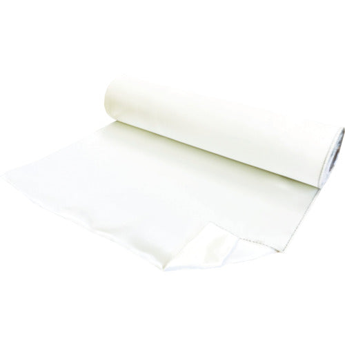 TRUSCO Spatter Sheet Silica Cloth 1.1mm Thickness 1000 Width x 25m Roll TSC-11-R 1 Sheet