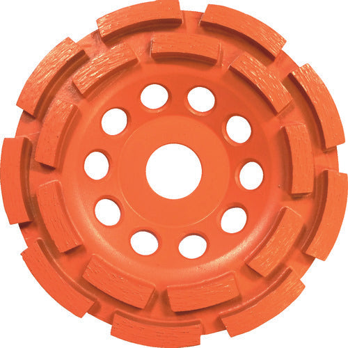 TRUSCO 다이아몬드 컵 휠 Φ125X22 더블 타입 TDCW-5D 1장