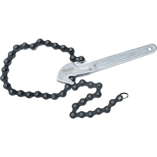 TRUSCO チェーンレンチ チェーン長さ450mm シルバー TCW-150L 1 丁