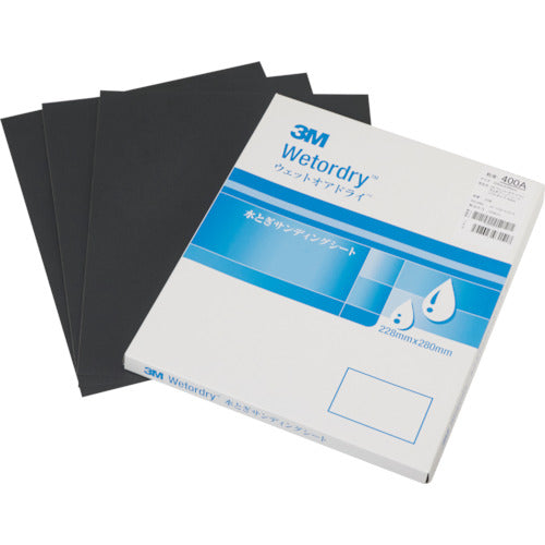 3M 水とぎサンディングシート 228X280mm #2500 M/SHT 2500 401Q 100 枚
