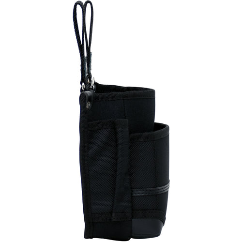 KH Takeru Tamashii 2-tiered waist bag with adjustable belt loop Black/Black TKJ02K-K 1 pc