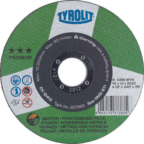 TYROLIT Cutting and grinding wheel for stone 125mm #30 367572 1 piece