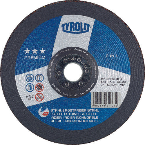 TYROLIT Offset Grindstone Premium Type 125mm #24 34046131 1 piece