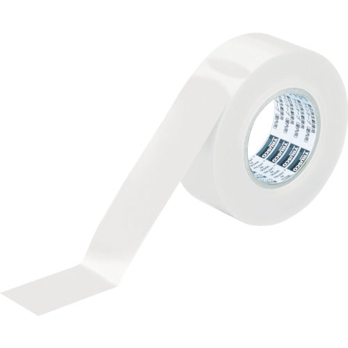 TRUSCO ラインテープ ゴミゼロタイプ 幅50mm×長さ50m ホワイト TLTS-50EW 1 巻