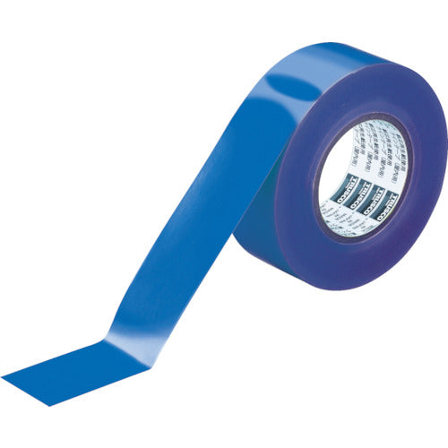TRUSCO ラインテープ ゴミゼロタイプ 幅50mm×長さ50m ブルー TLTS-50EB 1 巻