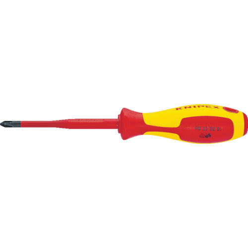 KNIPEX 1000V Insulated Screwdriver (+1) Pozidriv Type 9825-01SL 1 piece