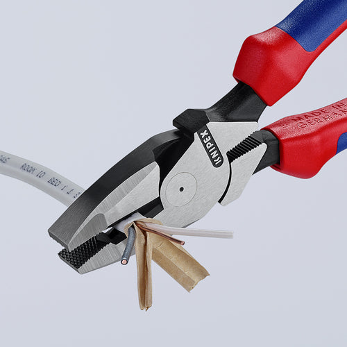 KNIPEX 0912−240(落下防止ツール付き) 架線工事用強力ペンチ 0912-240T 1 丁