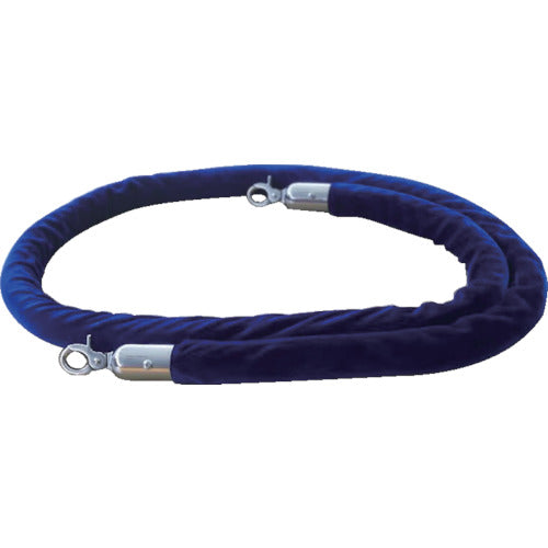 WRITEBEST ロープパーテーション用ロープ 青 2m QR2B 1 本