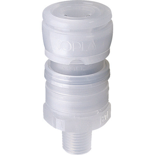 JOPLAX 수지 소켓 상대측 설치 Rc(PT) 1/4 조플러 PP 시리즈 TSV-2P 1개