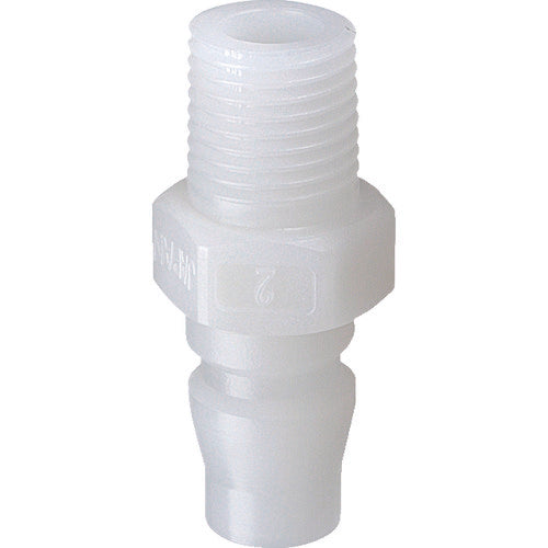 JOPLAX 樹脂プラグ 相手側取付Rc(PT)1/4 ジョプラPEシリーズ JS-02E 1 個