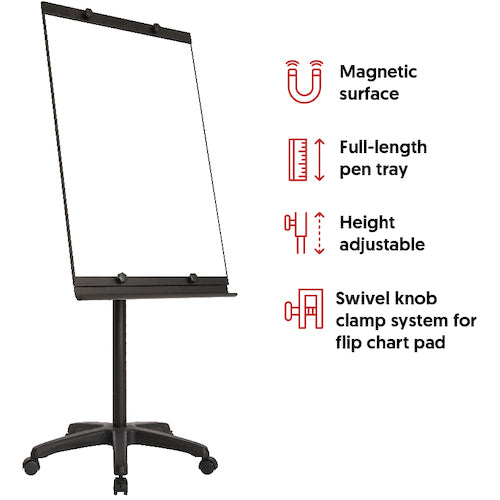 WRITEBEST 플립 차트 디럭스 캐스터 부착 650×1000m DF80 1대