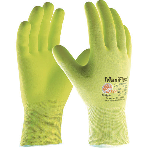 ATG 【매진 폐번】 니트릴 고무 등 빼기 장갑 맥시 플렉스 궁극 34-874FY XL 사이즈 34-874FY-LL 1 쌍