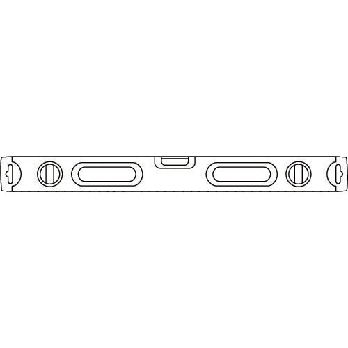 Bahco Level, Length 1000mm, No Magnet, 466-1000, 1 pc