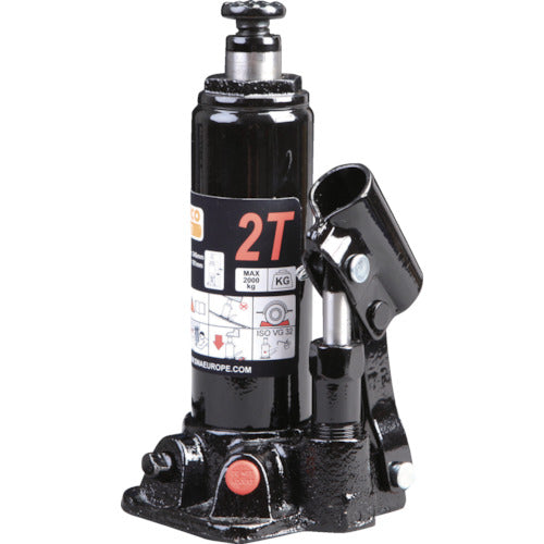 バーコ 油圧ジャッキ ボトルジャッキ 揚力80kN(8t) ストローク227mm BH4S8 1 台