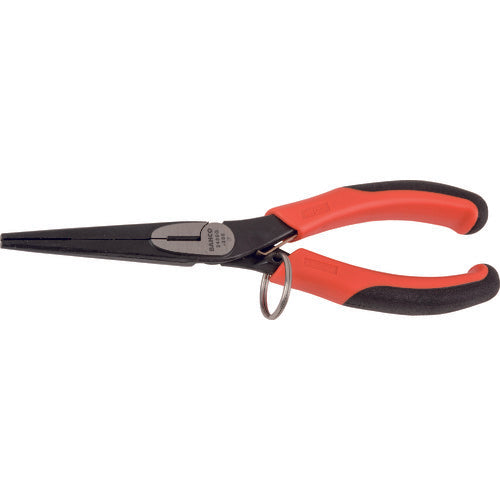 Bahco Nose Pliers for High-altitude Work, Long, Total Length 200mm, A72mm, TAH2430G-200, 1 Piece