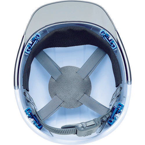 ミドリ安全 女性用ヘルメット LSC−11PCL ホワイト/スモーク LSC-11PCL-W/S 1 個