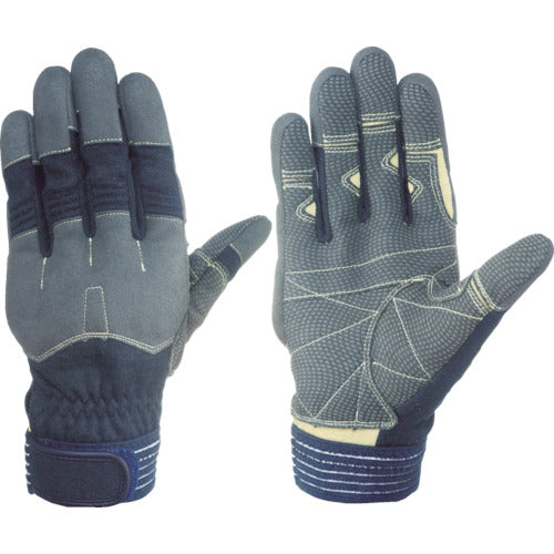 シモン 災害活動用保護手袋(アラミド繊維手袋) KG−130ネービー KG130-LL 1 双