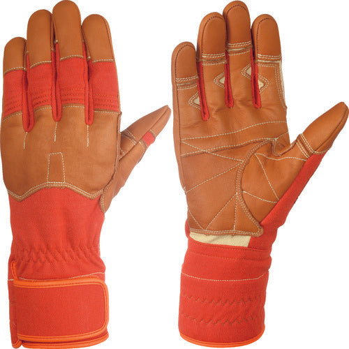 シモン 【売切り廃番】災害活動用保護手袋(アラミド繊維手袋) KG−160オレンジ KG160-LL 1 双