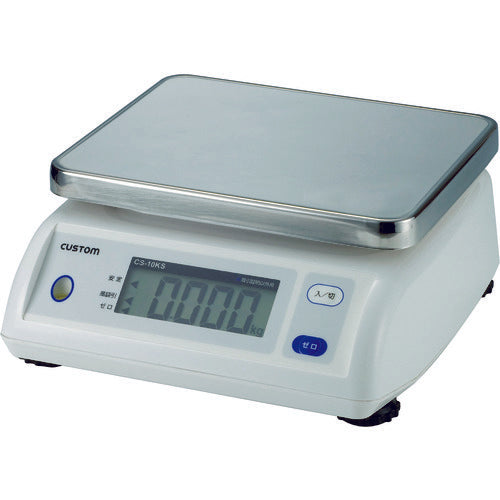 CUSTOM Showerproof scale (with stainless steel plate) CS-10KSS 1 unit