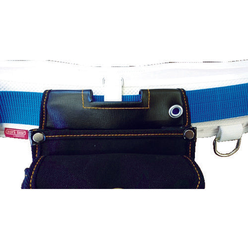 TRUSCO 内線工事用電工腰袋 前ポケット フタ付 TDI-FM-BK 1 個