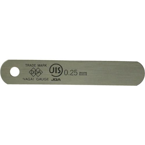 DIA JIS standard feeler gauge leaf 0.25X75A type 75A0.25 1 piece