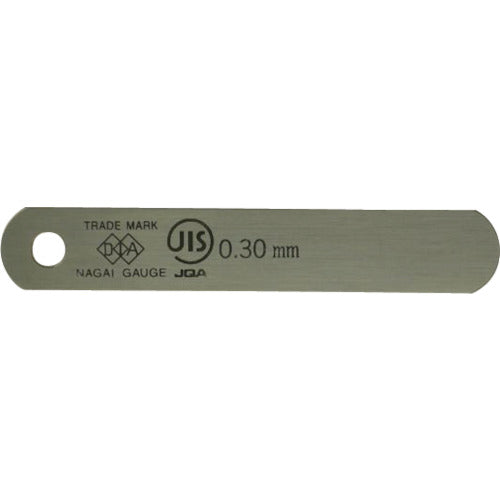 DIA JIS standard feeler gauge leaf 0.30X75A type 75A0.30 1 piece
