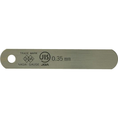 DIA JIS standard feeler gauge leaf 0.35X75A type 75A0.35 1 piece