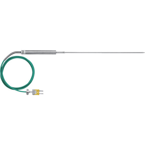 A&D 中心温度計 Kタイプ(クロメル・アルメル)熱電対プローブ L230mm 温度測定範囲−50〜+700℃(接点部) AD1218-230 1 個