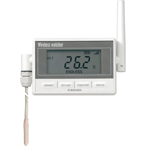 CHINO Wireless logger with monitoring function Receiver Ethernet connection Transmitter Thermistor Measurement temperature range -40.0 to 80.0°C MD8011-300 1 unit