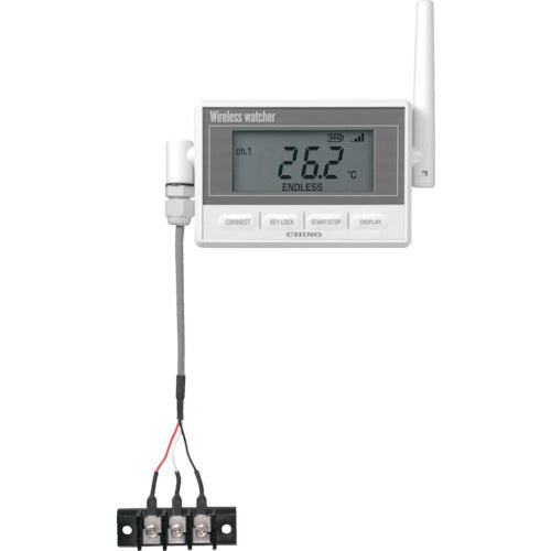 CHINO 감시 기능이 있는 무선 로거 수신기 이더넷 연결 송신기 Pt100 MD8014-P00 1대
