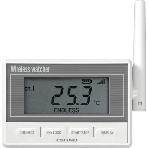 CHINO 감시 기능이 있는 무선 로거 송신기 서미스터 내장 모델 MD8110-N00 1대