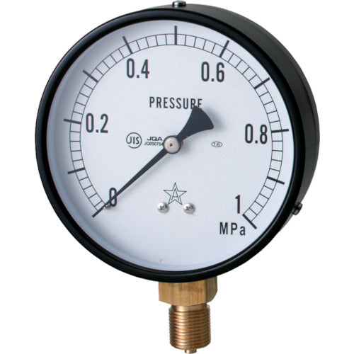 Bottom right: Pressure gauge AVT3/8 x 75 x 0.1MPa G311-211-V-0.1MPA 1 piece