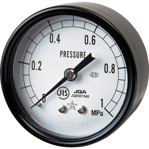 右下 圧力計 DT R1/4×50×1MPa S-130-R-1MPA 1 個