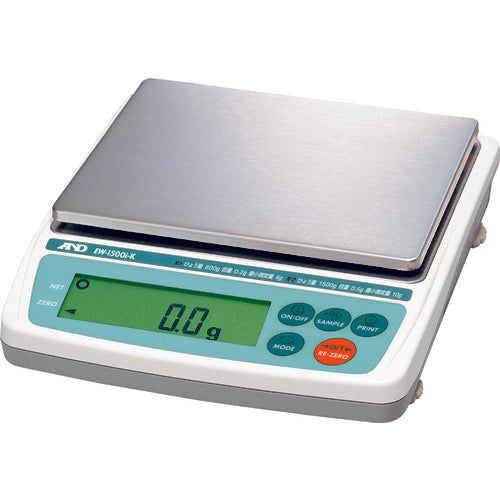 A&D 검정 부착 개인 저울 EW1500i-K 8구 검정품 EW-1500I-K 1대
