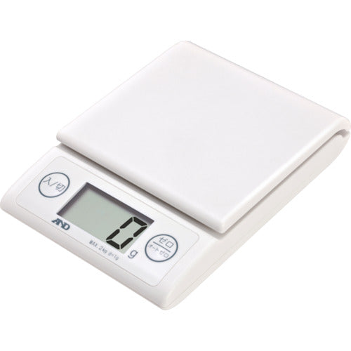 A&D デジタルはかり デジタルホームスケール ひょう量2kg ホワイト UH3303W 1 台