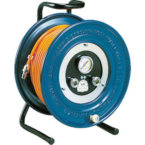Hataya Rotary Mechanism Built-in Air Reel 20m Inner Diameter φ6.5 Polyurethane Hose AH-20 1 Unit