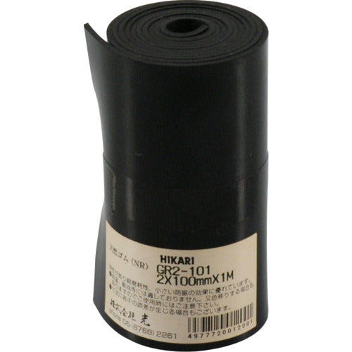 라이트 고무 롤 권 검정 2×100×1000mm GR2-101 1개