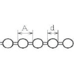 水本 ステンレス ボールチェーン30m 玉径3.2mm 3.2-R 1 本