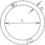 水本 ステンレス ヘビーチェーンキャッチ 線径5mm 内径25mm B-035 1 個
