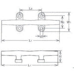 水本 ステンレス クリート 全長100mm KT-4 1 個