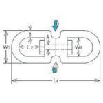미즈모토 스테인리스 스위블 선경 8mm 길이 90mm MS-8 1개