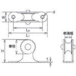 Mizumoto Thimble Stainless Steel Rope Guide Wheel Groove Width 7.5mm Rope Diameter Up to 8mm RG-1 1 Piece