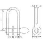 미즈모토 스테인리스 판 걸쇠 길이 48mm 내폭 21mm YS-8 1개