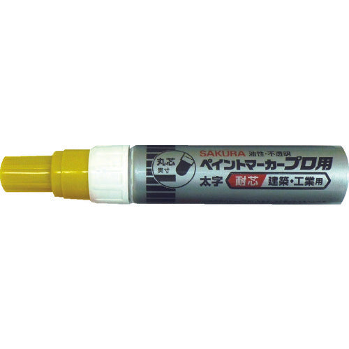 Sakura Industrial Marker Professional Paint Marker Bold Yellow KPMK-L-3Y 1 pc