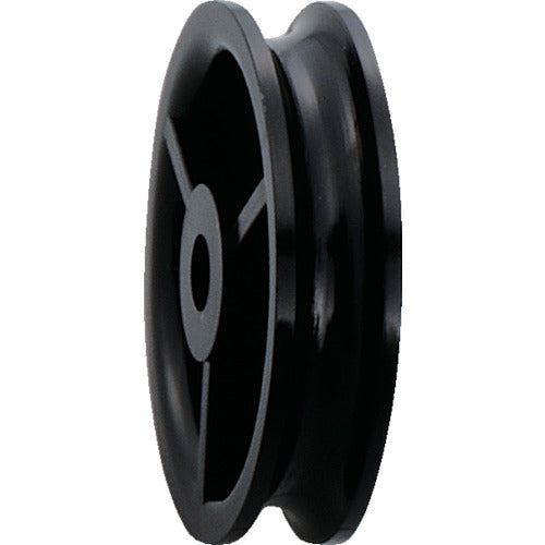 ヨコヅナ 黒ナイロン車 車のみ 25mm 丸 1520 1 個