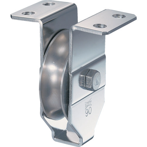 요코즈나 H풀리 N형 스테인리스차 50mm 원형 홈 HBSN0501 1개